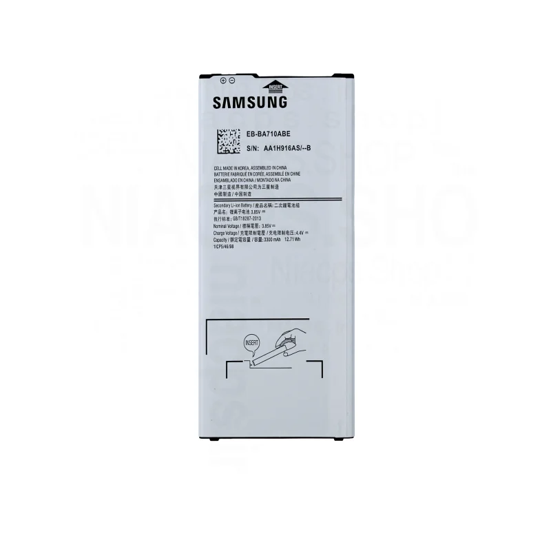قیمت خرید باتری 100%اورجینال گوشی سامسونگ A7 2016(A710)_EBBA710ABE (3300mAh)