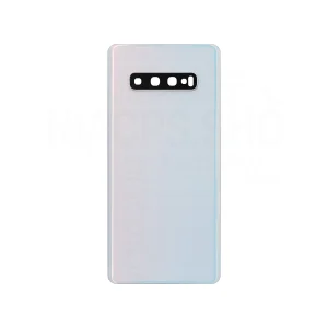 قیمت خرید درب پشت سفید با شیشه لنز گوشی سامسونگ S10plus اورجینال100%