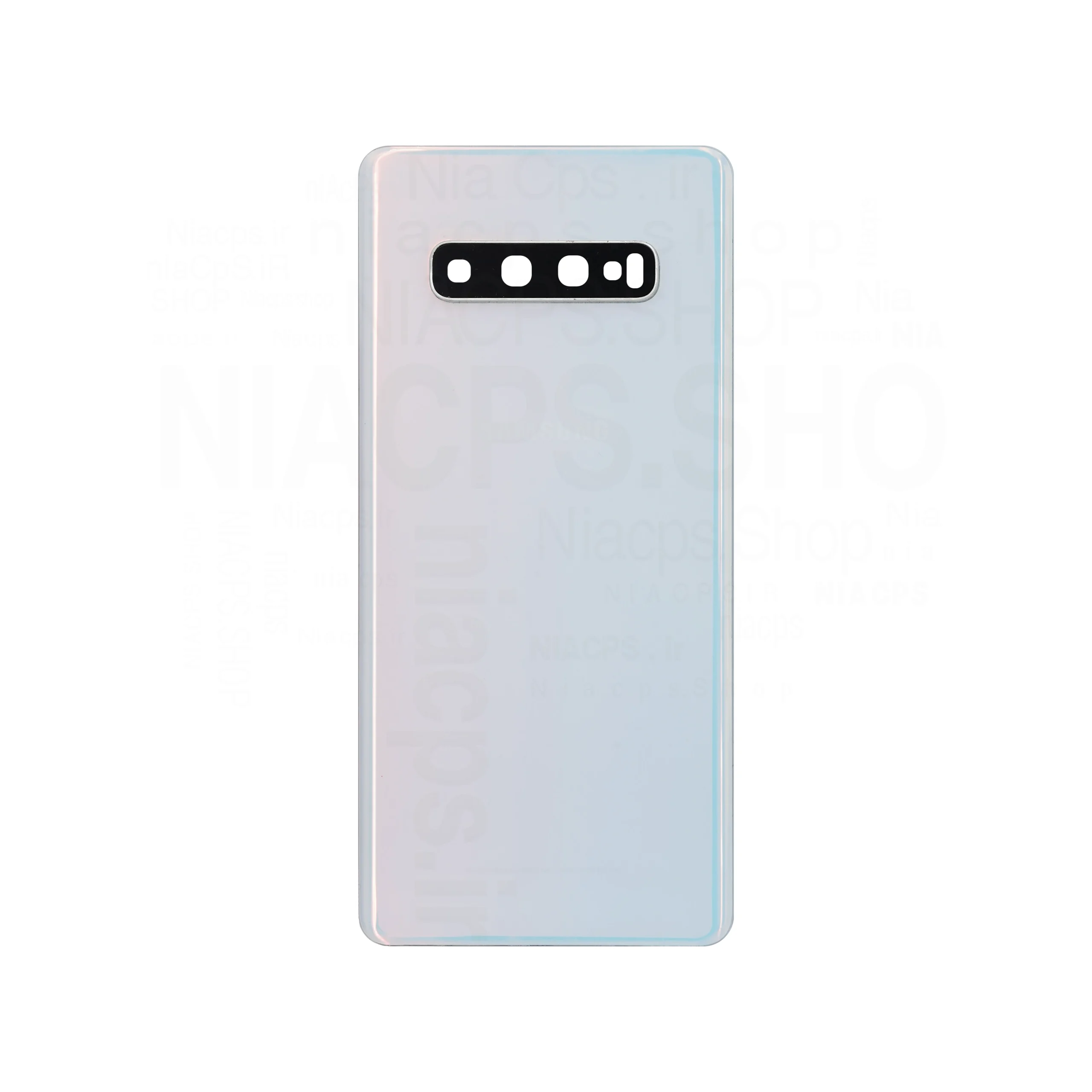 قیمت خرید درب پشت سفید با شیشه لنز گوشی سامسونگ S10plus اورجینال100%