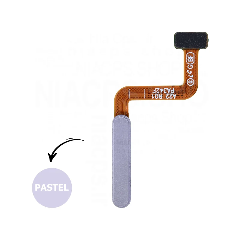فلت اثرانگشت بنفش کیفیت اورجینال گوشی سامسونگ A22 4g(a225)