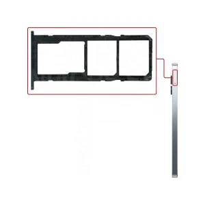 خشاب سیم کارت مشکی گوشی سامسونگ/Samsung A06(a065) ORG