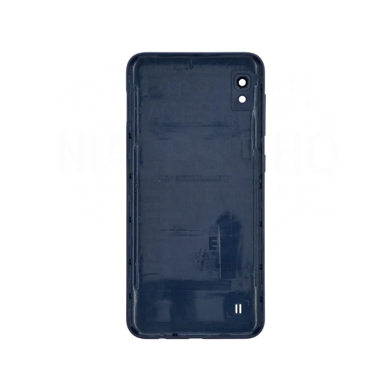 درب پشت آبی با شیشه لنز گوشی سامسونگ/ Samsung A10(a105)