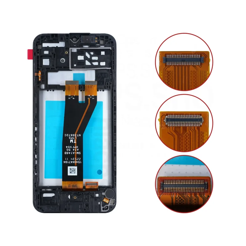 تاچ و السیدی بافریم سامسونگA14 5G(A146) صفحه بزرگ 100%اورجینال