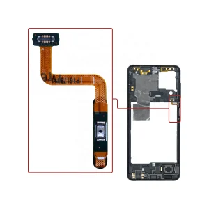 قیمت فینگرپیرینت بنفش اصلی گوشی سامسونگ A22 4g(a225)