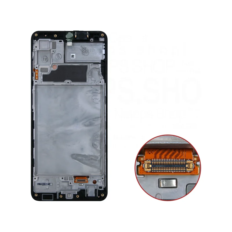 قیمت تاچ و السیدی با فریم 100%اورجینال اسمبل گوشی سامسونگ A22 4g(a225)