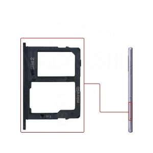 قیمت خرید خشاب سیم کارت مشکی سامسونگ/ Samsung A6plus(A605)