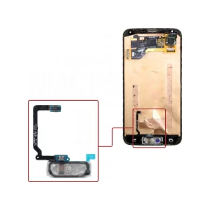 خرید حسگر اثرانگشت سامسونگ/Samsung Galaxy S5(g900) اورجینال مشکی طلایی