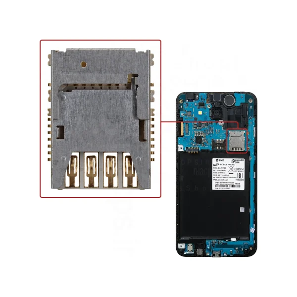 قیمت خرید کانکتور سیم کارت و مموری گوشی سامسونگ J2Prime(G532) اورجینال