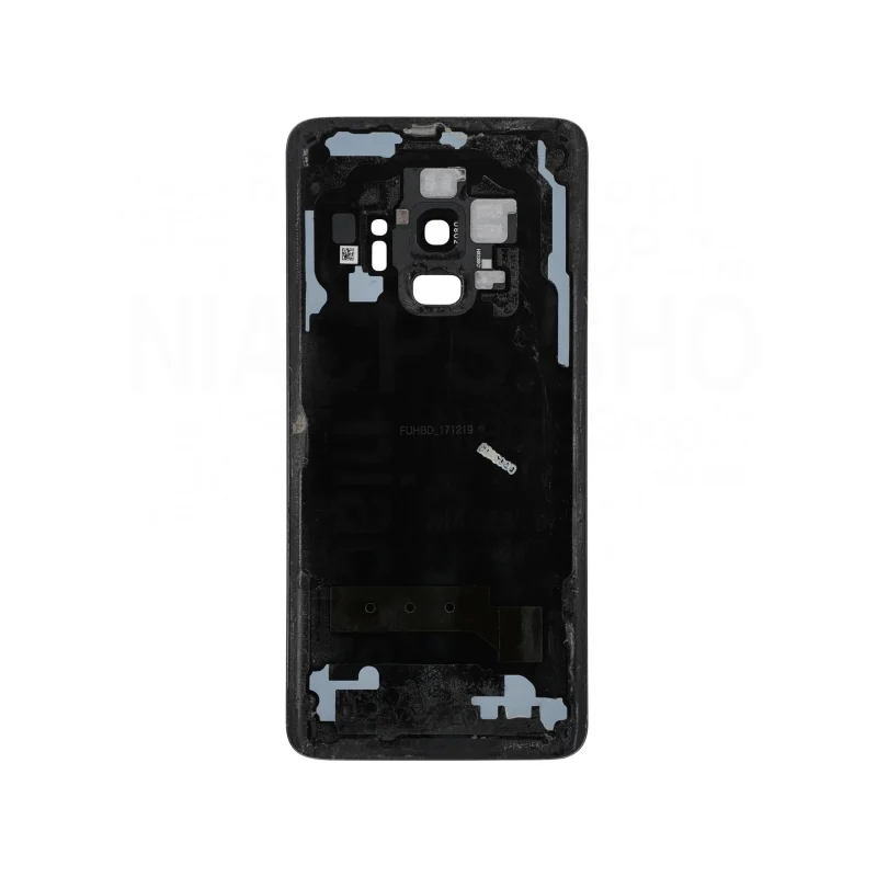 قیمت خرید درب پشت با کاور لنز سامسونگ S9(g960) مشکی 100%اورجینال