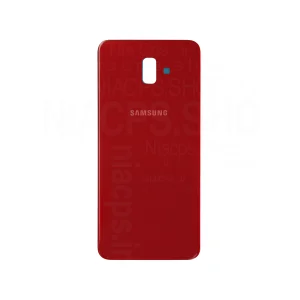 قیمت خرید درب پشت قرمز گوشی سامسونگ J6plus(j610) کیفیت اورجینال
