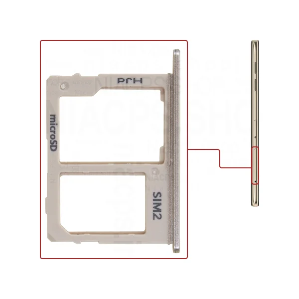 قیمت خشاب سیم کارت گلد سامسونگ گلکسی J6(j600)