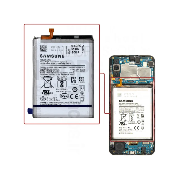 خرید باطری 100%اورجینال گوشی سامسونگ M30s_M307