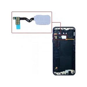 فلت اثر انگشت سامسونگ/Galaxy J6(j600) مشکی اورجینال