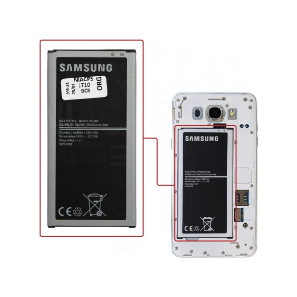قیمت باتری سامسونگ اورجینال / Galaxy J7 2016(J710)_(3300mAh)