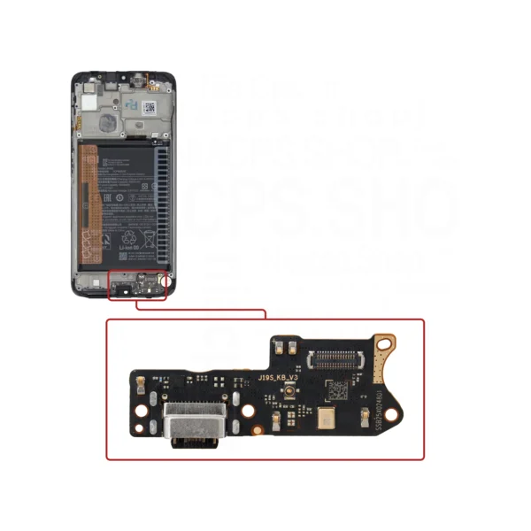 قیمت بردشارژ poco m3 و redmi 9t شیائومی اورجینال