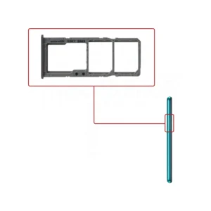 جا سیم کارت و مموری سامسونگ نقره ای A51-A515