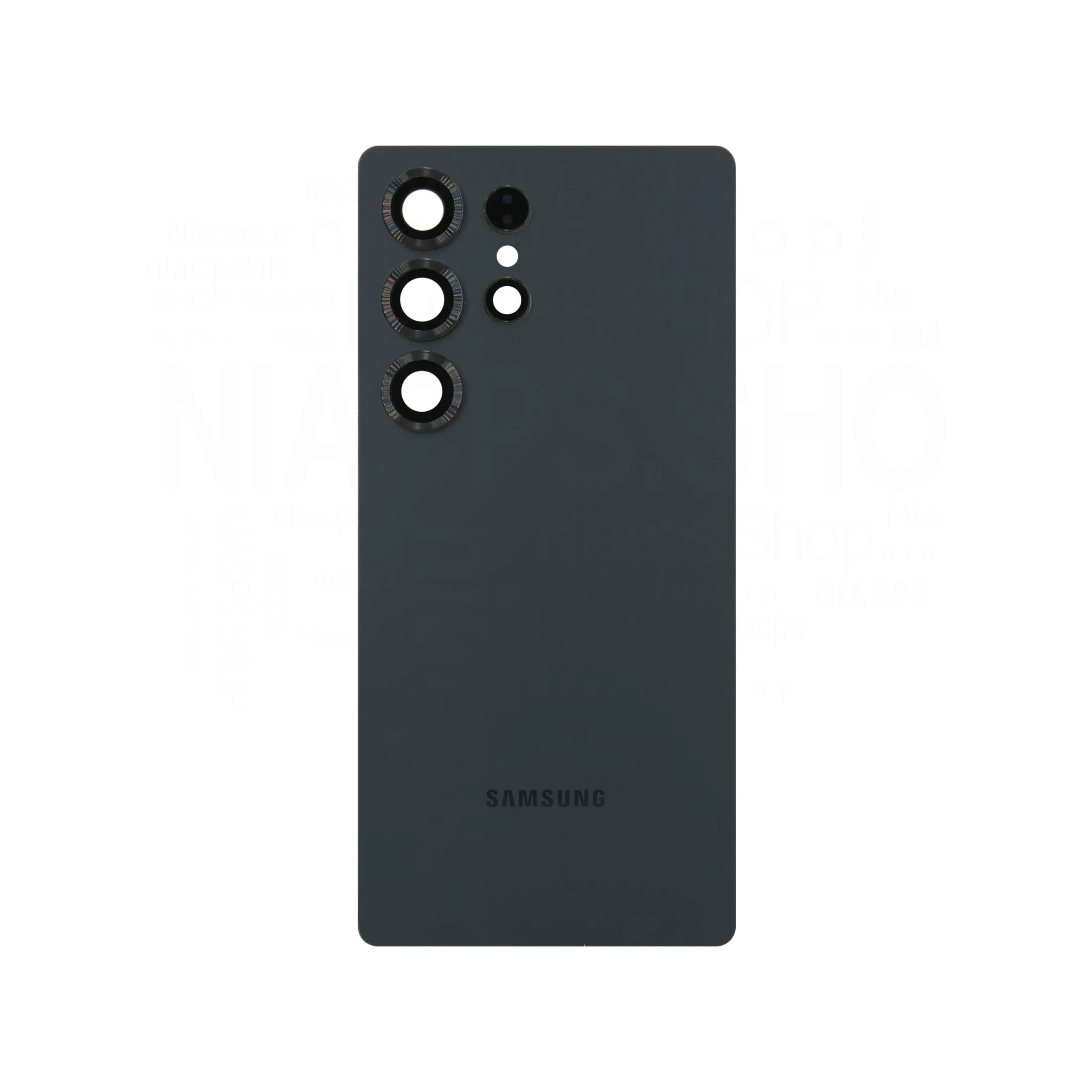 درب پشت مشکی با کاور لنز گوشی سامسونگS25ultra-S938 استوک