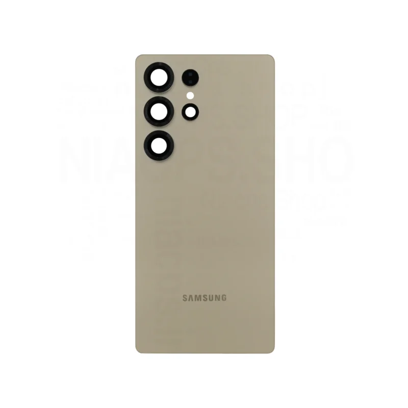 درب پشت طلایی و کاورلنز گوشی سامسونگ S25ultra-S938