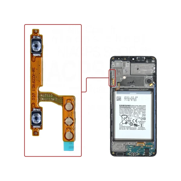 کیفیت اورجینال فلت ولوم گوشی سامسونگ A22 4g(a225)