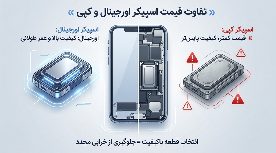 تفاوت قیمت اسپیکر کپی و اورجینال