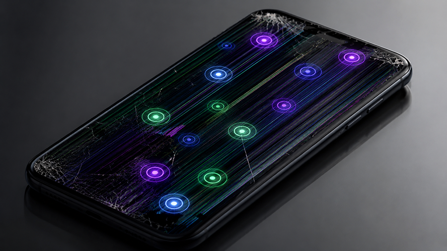 علائم خرابی تاچ و LCD